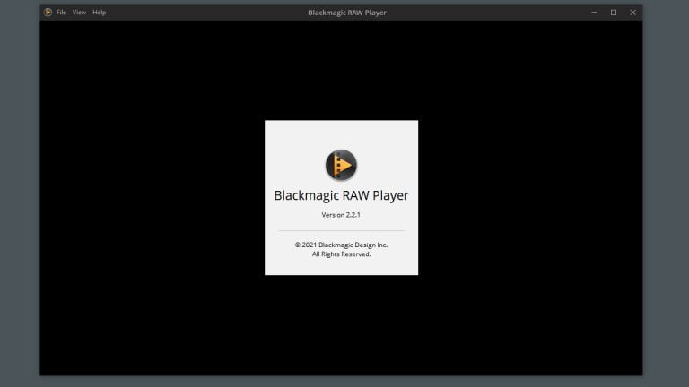 Blackmagic RAW 2.2.1