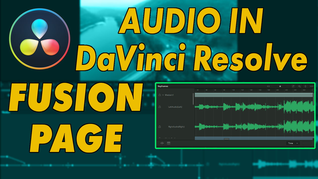 waveform in DaVinci Resolve Fusion