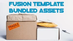 Fusion Template Bundled Assets in DaVinci Resolve