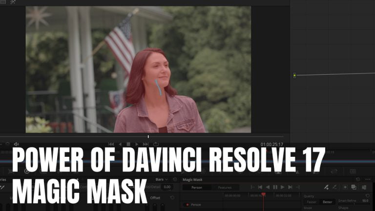 New Magic Mask in DaVinci Resolve 17