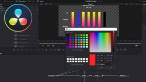 Quick tip to change element color for a premade element in DaVinci Resolve