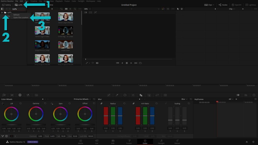 best cinelike d lut davinci resolve