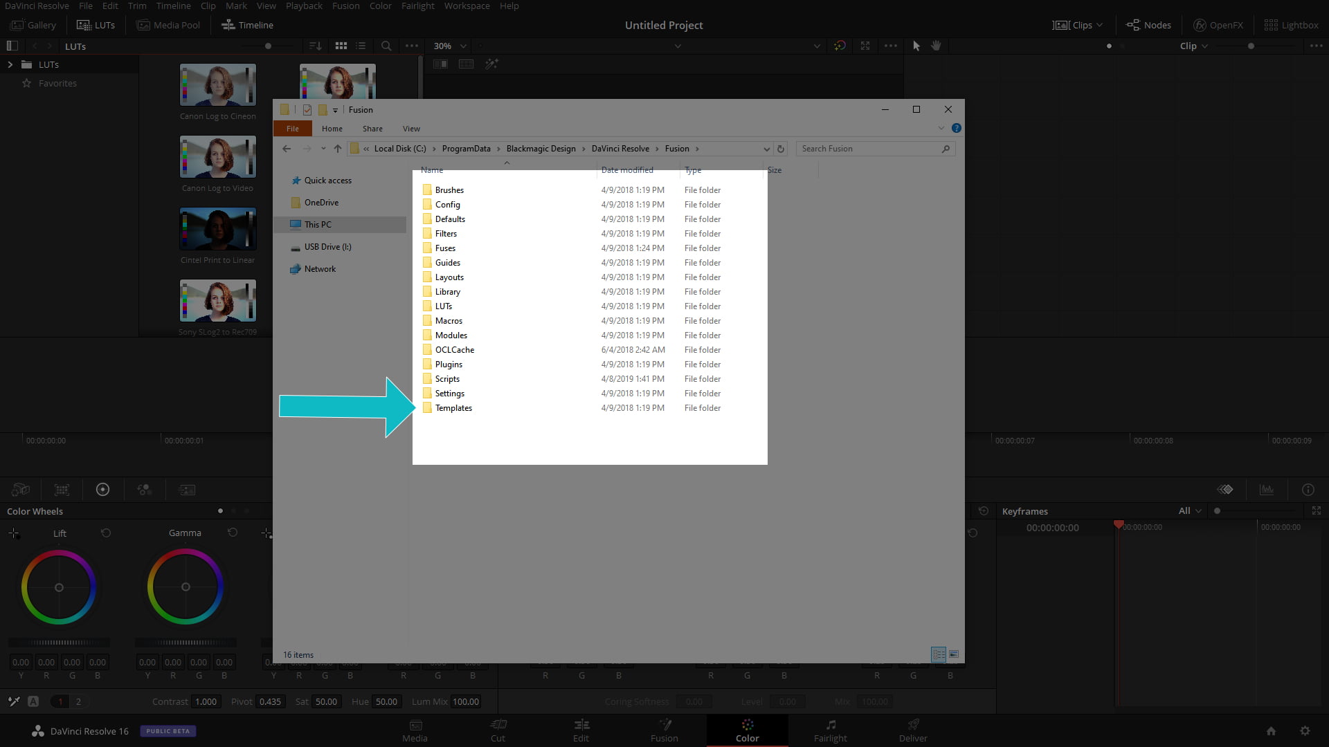 Installing Templates in DaVinci Resolve 16 JayAreTV