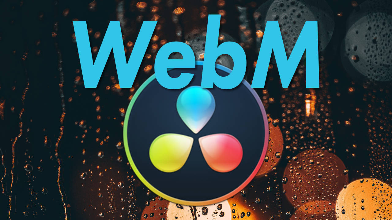 webm files davinci resolve