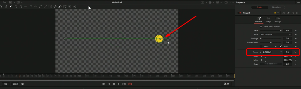 create keyframe path in fusion