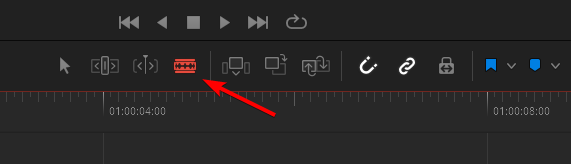 razer blade tool in davinci resolve