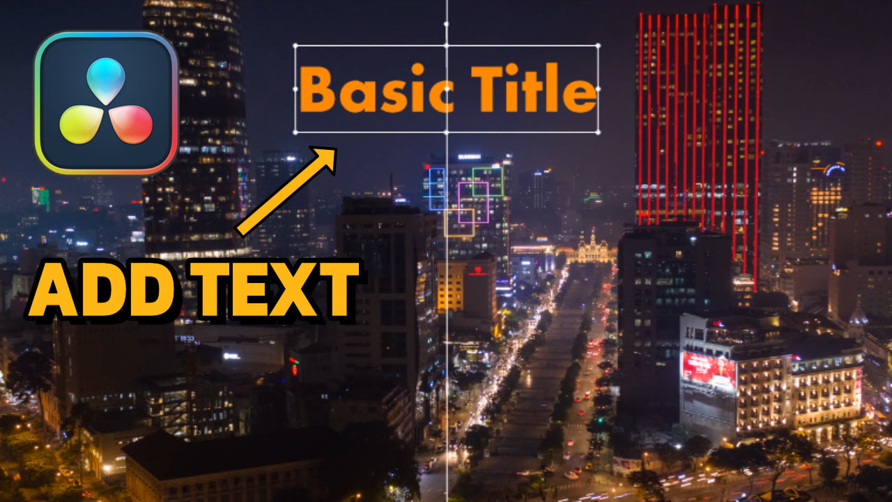 How to Add Text in DaVinci Resolve