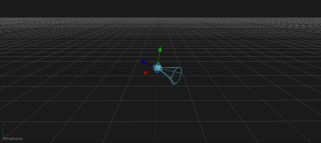 3d spot light node in fusion