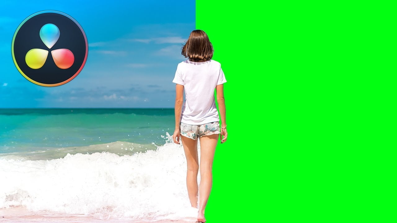 How to green blue screen aka chroma key in DaVinci Resolve