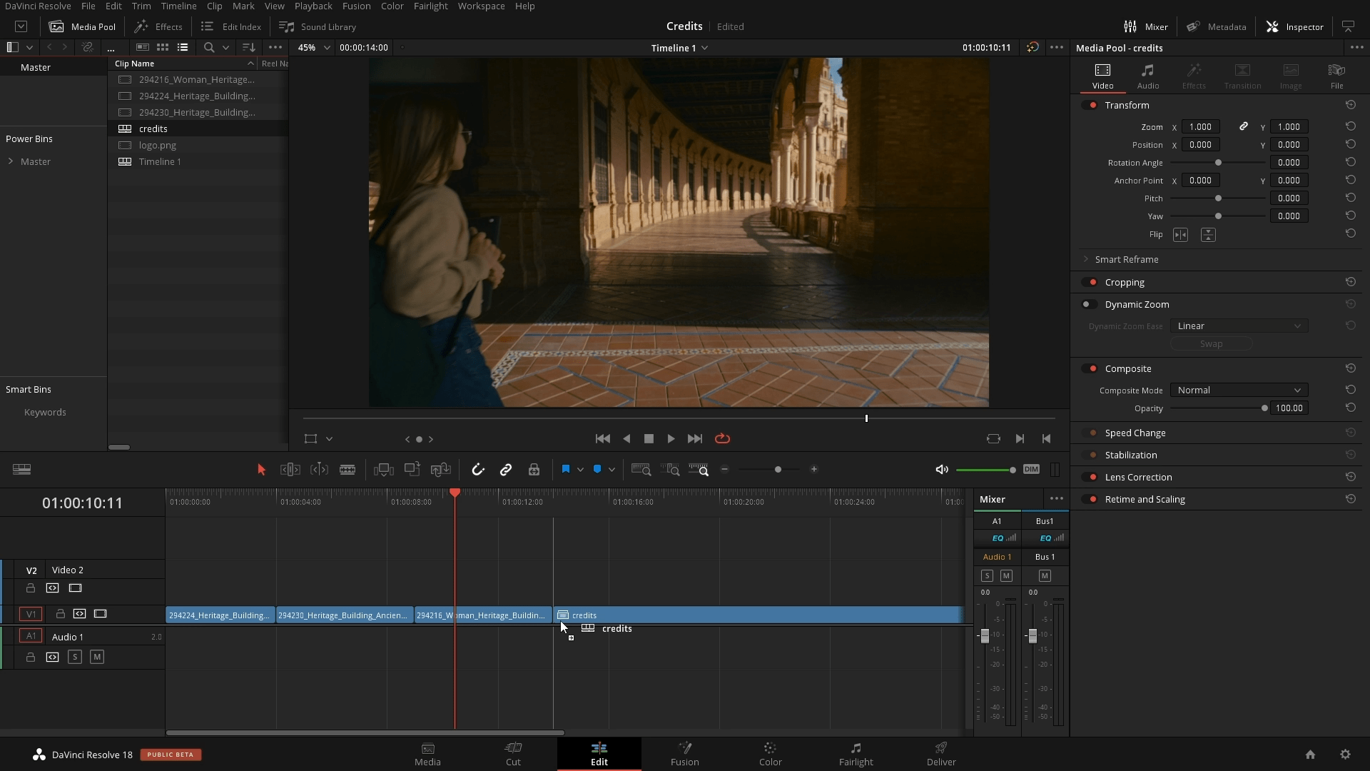 Create Simple Professional Animated Credits In Davinci Resolve Jayaretv Create Simple Professional Animated Credits In Davinci Resolve Jayaretv