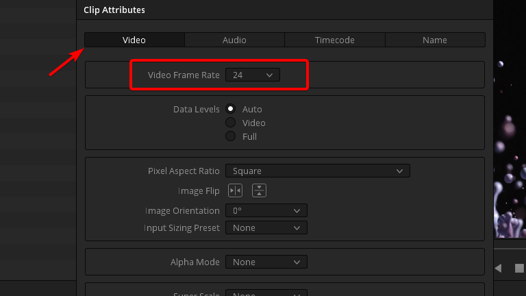 Change Image Sequence Frame Rate