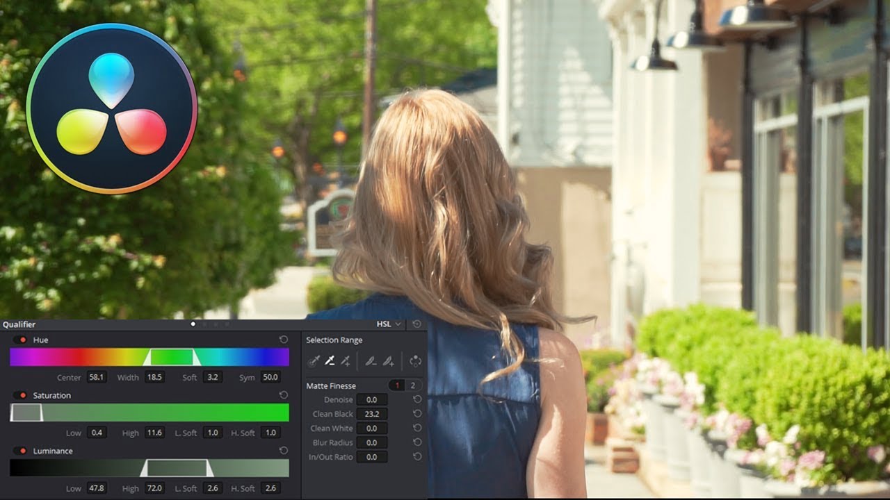 How Qualifiers work in DaVinci Resolve 15