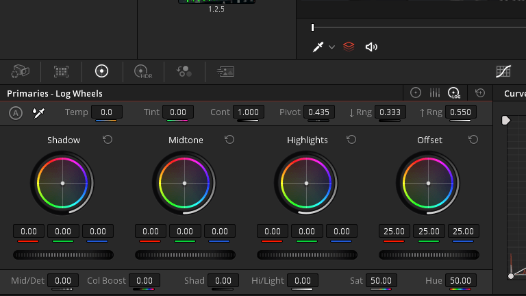 log color wheels