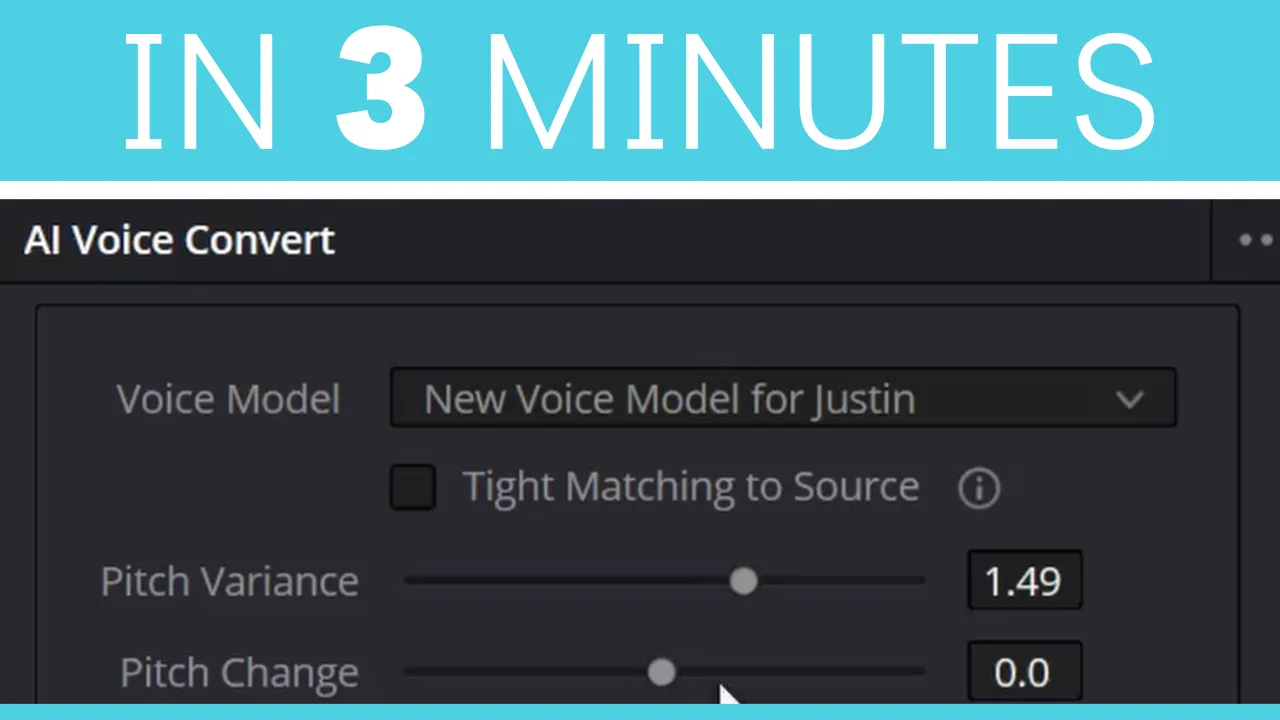 DaVinci Resolve AI Voice Convert Explained