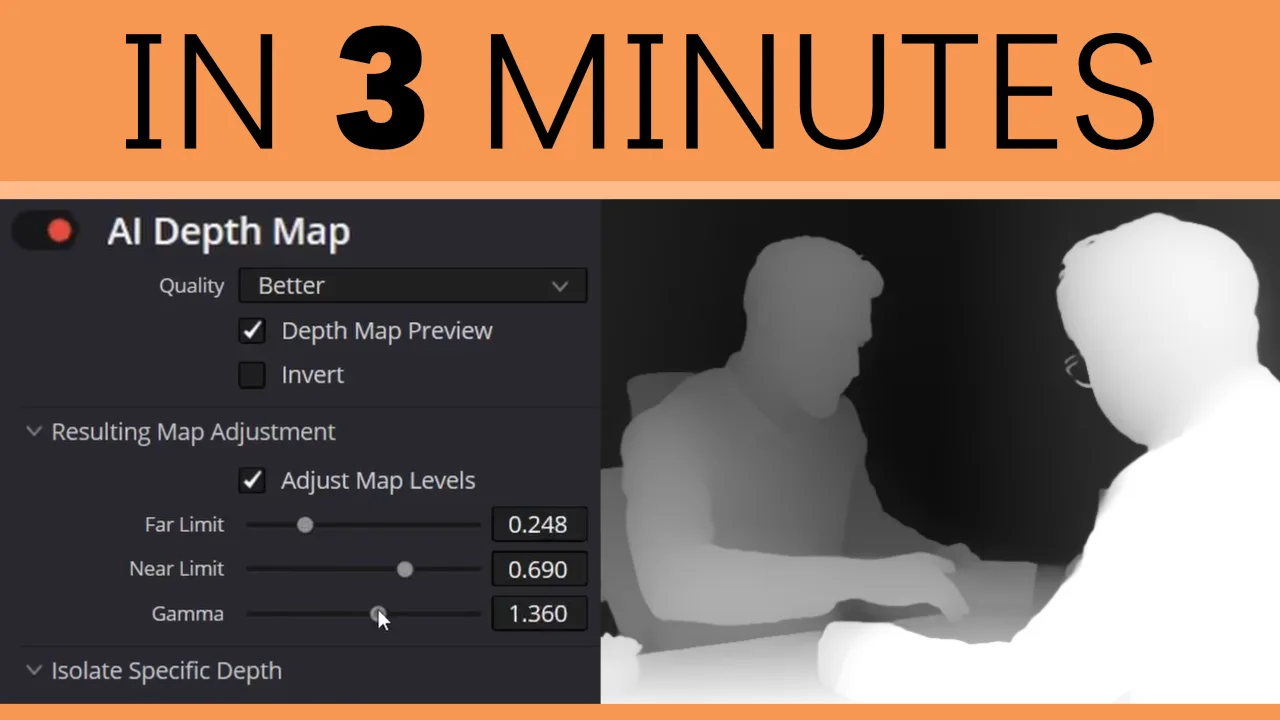 DaVinci Resolve AI Depth Map Explained