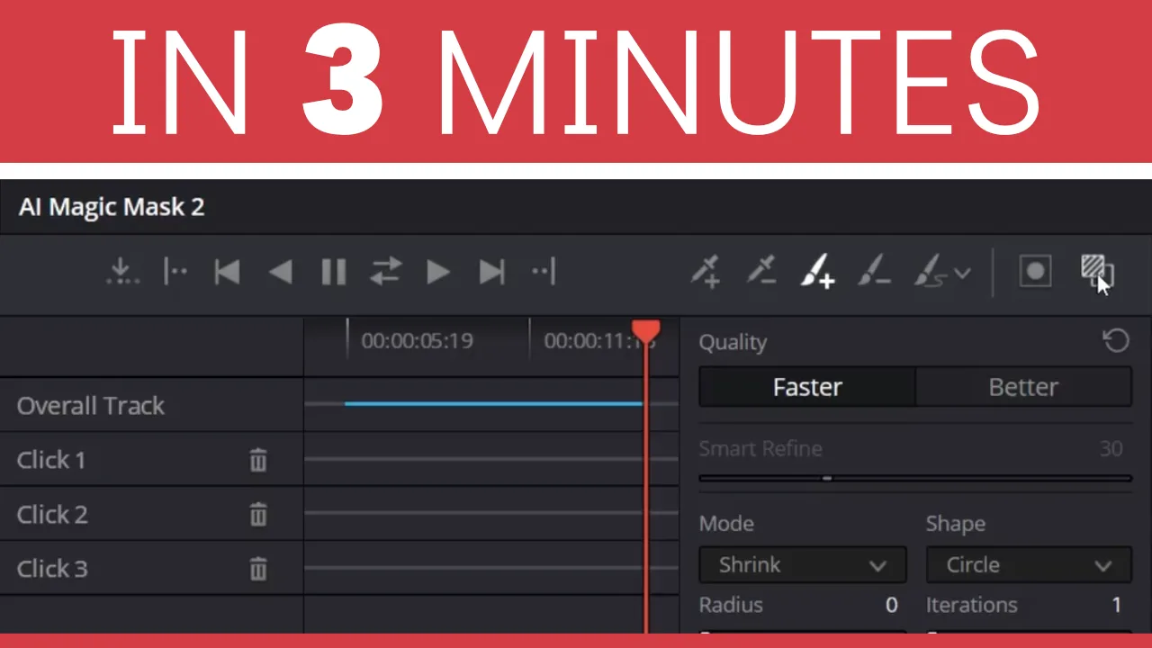 DaVinci Resolve AI Magic Mask v2 Explained