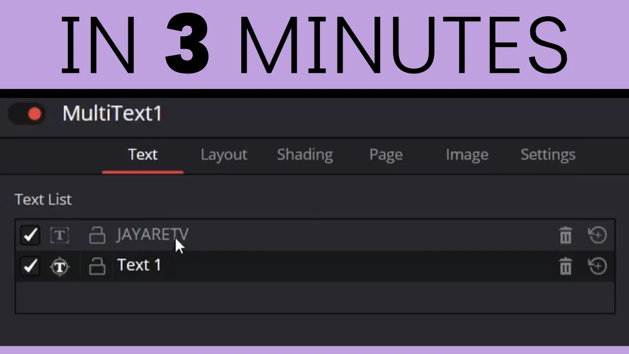 DaVinci Resolve MultiText Tool Explained