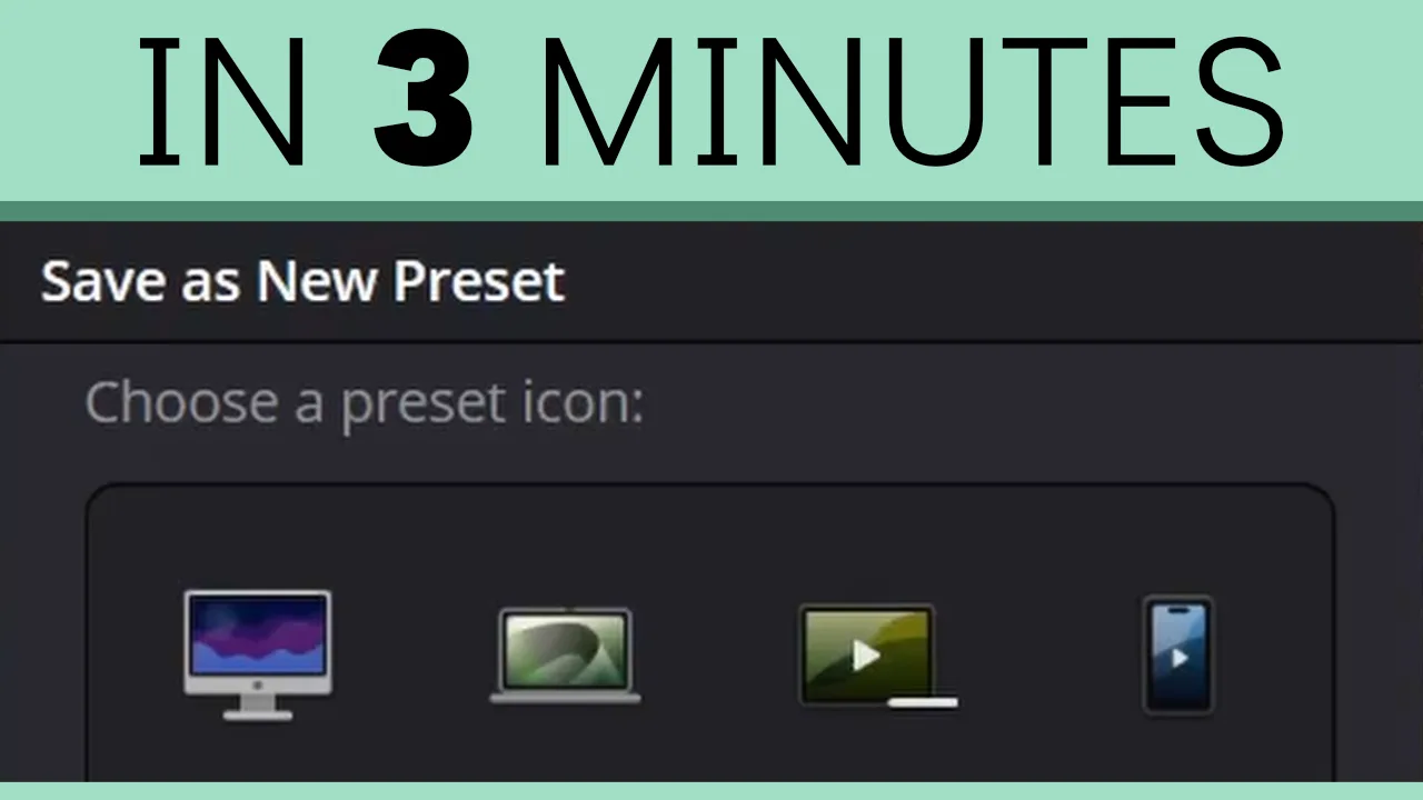 DaVinci Resolve Render Presets and Quick Export Explained