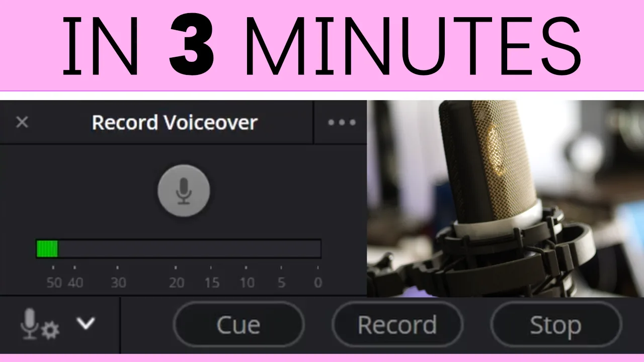DaVinci Resolve Voiceover Explained