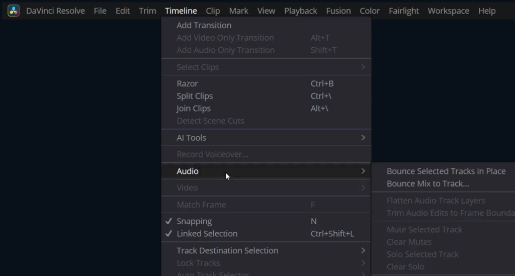 bouse timeline audio