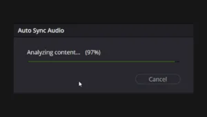 Auto Sync Audio and Video in DaVinci Resolve using Waveforms